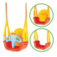 WOOPIE 3v1 bucket Swing Seat Rovné stúpajúce závesné červené