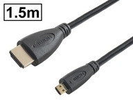 Kábel HDMI-microHDMI UltraHD 4K AKYGA 1,5m