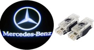 LED LOGO DVEROVÉ LAMPY x2 MERCEDES C-CLASS CLK SLK