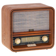 Retro drevené rádio Bluetooth/FM USB Camry