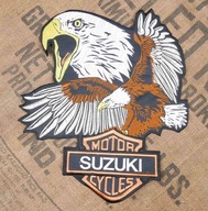 Eagle Suzuki Eagles Large Embroidered Patch Brown