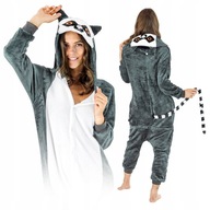 LEMUR KIGURUMI PYŽAMOVÝ ONESIE JUMPER M