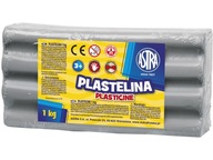 Plastelína 1kg Ash Grey ASTRA