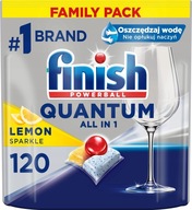 FINISH QUANTUM LEMON kapsule do umývačky riadu 120 ks tabliet do umývačky riadu a120