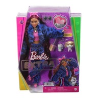 Obleček do vlasov Barbie Extra Doll Burgundsko