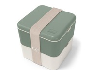 Monbento Bento Square Lunchbox Natural Green