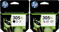 2x atramentová kazeta HP 305 XL DeskJet 2320 2710 2720 2721 2723