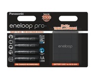 4x Panasonic Eneloop PRO R6 2500 batéria + box