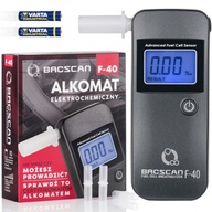 Alkohol tester BACSCAN F40 + batérie + náustky KALIBRÁCIA