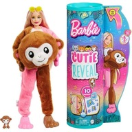 BARBIE CUTIE REVEAL JUNGLE JUNGLE MONKEY HKR01 MATTEL