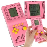 Gierka game Elektronická vrecková konzola Tetris 9999in1 ružová
