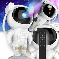 LED NOČNÁ LAMPA PROJEKTOR STARS SKY PROJEKTOR ASTRONAUT PRE DETI DIAĽKOVÝ