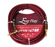 Gitarový kábel Ever Play Profi 20 JACK - JACK 3M