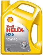 SHELL HELIX 10W-40 HELIX HX6 4L