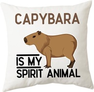 Vankúš Capybara je moje duchovné zviera CAPYBARA