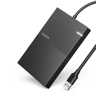 UZELENÉ DISKOVÉ VRECKO PRE 2,5 HDD SSD 5 Gbps S KONEKTOROM USB 3.2 Gen 1