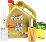 OLEJOVÝ FILTER + OLEJ 5W30 5L CASTROL EDGE 1.6 2.0 TDI