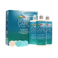 SoloCare Aqua roztok na šošovky, 3x360 ml