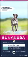 EUKANUBA Grain Free suché krmivo pre psov pre veľké plemená, 12 kg vrece