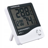 DIGITÁLNY TEPLOMER HYGROMETER HODINY METEOSTANICE