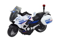 Policajný športový motocykel s trecím pohonom v mierke 1:10