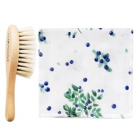 LULLALOVE Soft brush Plienka z kozej srsti