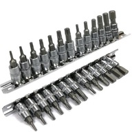 SADA ZÁSUVKOV 1/4'' SHANK TORX HEX YATO BITOV