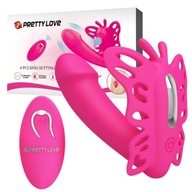 Motýlí USB vibrátor Pretty Love Katherine Magenta