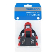 Zarážky pedálov SHIMANO SPD SL SM-SH10 červené