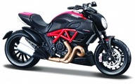 DUCATI DIAVEL UHLÍKOVÁ MOTOCYKEL 1:18