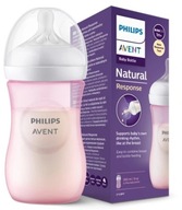 AVENT Ružová responzívna fľaša SCY903/11 260 ml