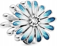 Charms Blue Daisy Flower 925 Silver ZDARMA