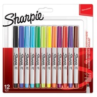Popisovač Sharpie Ultra Fine 12 farieb