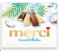 1x 250 g čokolády MERCI Coconut Collection Limited