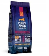 Primal Spirit WILDERNESS krmivo pre psov 60% mäso BRAVČOVÉ KURA 12kg