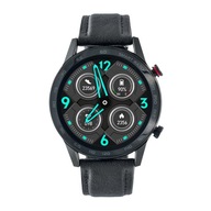 Inteligentné hodinky s koženým remienkom značky Watchmark