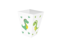 Boxy na popcorn Dinosaury 6ks Narodeninové