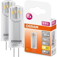 LED CAPSULE G4 žiarovka 1,8W 2700K OSRAM 2PAK MINI