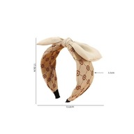 HAIR BAND TRBAN PIN UP BROWN O451BR