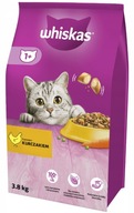 Whiskas suché krmivo pre dospelé mačky s kuracím mäsom 3,8 kg