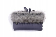 COTTONMOOSE COTTONMUFF Rukávnik do kočíka Graphite