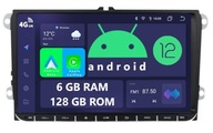 RÁDIO 2DIN NAVIGÁCIA ANDROID SEAT ALTEA XL TOLEDO 3 III 6GB DSP CARPLAY LTE