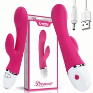 PREMIUM VIBRATOR bunny dámsky intímny masážny prístroj na bod G skvelý orgazmus