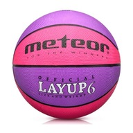 Basketbalová lopta METEOR LAYUP Pink/Purple 6