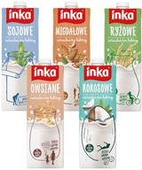 5x INKA rastlinný nápoj zmes rastlinného mlieka 1l