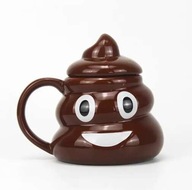 POOP MUG EMOTE DARČEK PRE ORIGINÁLY + OBAL PRE JEHO PRIATEĽA