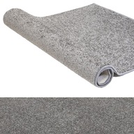 Koberec SHAGGY RUG, MÄKKÝ, HUSTÝ, SIVÁ NA VEĽKOSŤ, 1 m