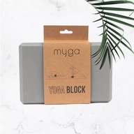 Myga Foam Block blok na jogu - sivý