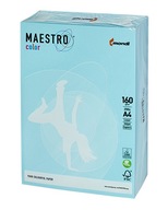 A4 kopírovací papier 160g modrý 250 listov MAESTRO