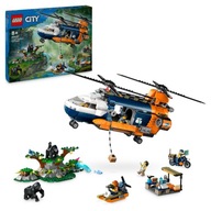 LEGO 60437 CITY Vrtuľník prieskumníkov džungle na základni